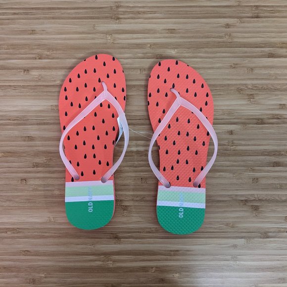 Old Navy Watermelon Flip Flops – NWT - Picture 2 of 2